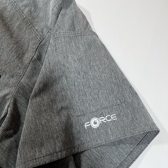 Carhartt Force Modern Fit Scrub Top Vented Work Shirt Nurse Men's Size Medium - Picture 5 of 8